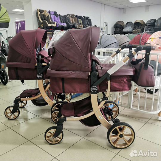 Детская коляска 2 в 1, новая