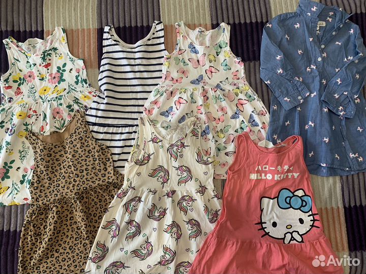 Вещи H&M для девочки 2-3-4 года пакетом