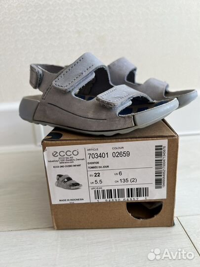 Босоножки ecco 22 размер