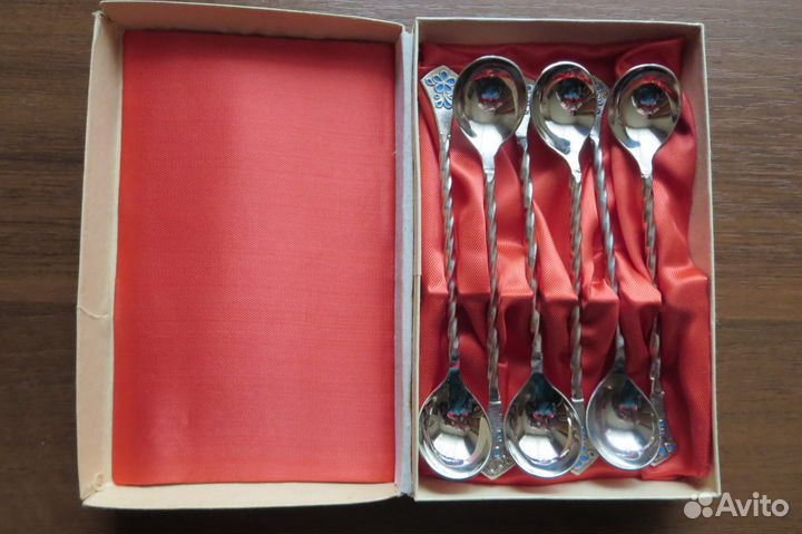 Чайные ложки с витой ручкой СССР