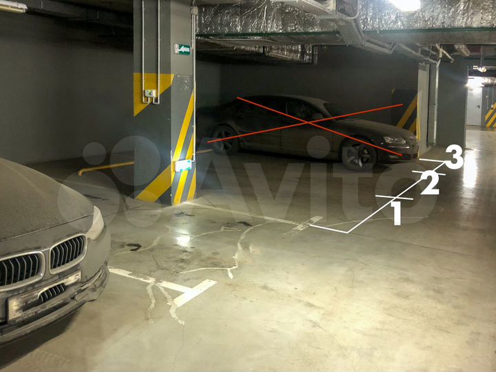 Машиноместо, 15 м²