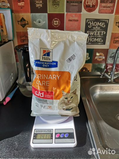 Сухой корм для кошек ветеринарная диета Hils c/d