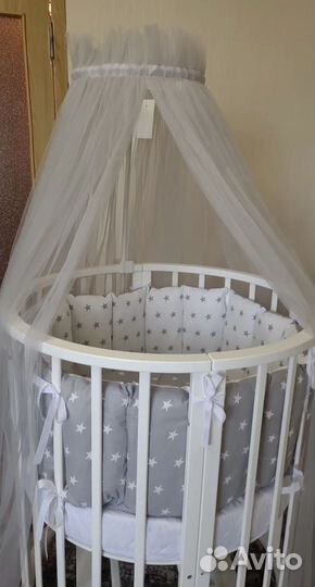 Нрвые Бортики в детскую кроватку + одеяло