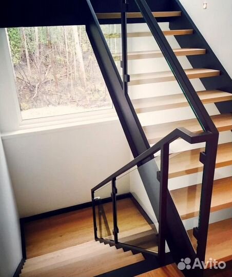 Металлокаркас для лестницы 