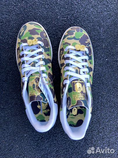 Кроссовки Adidas stan smith x bape