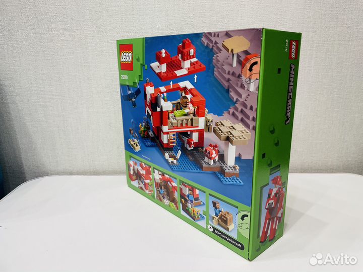 21270 lego Minecraft Грибной дом