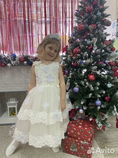 Платье праздничное 110-116