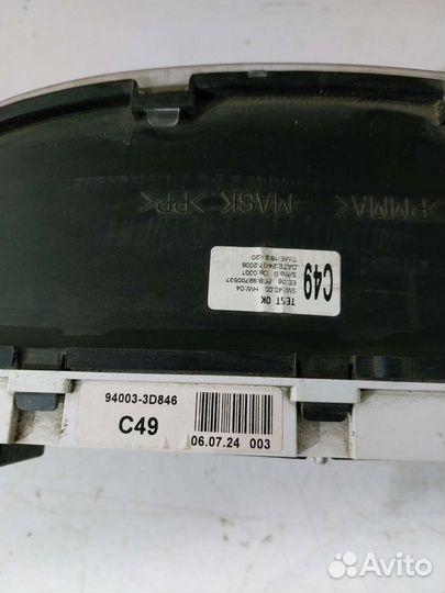 Щиток приборов Hyundai Sonata 4 EF