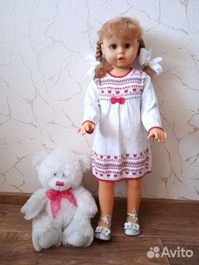 Большие винтажные куклы 75 см