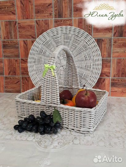 Корзина плетеная. Под заказ