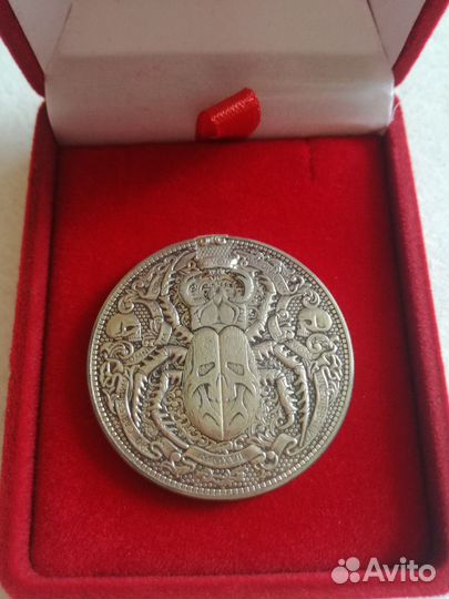 Механическая монета жетон Скоробей