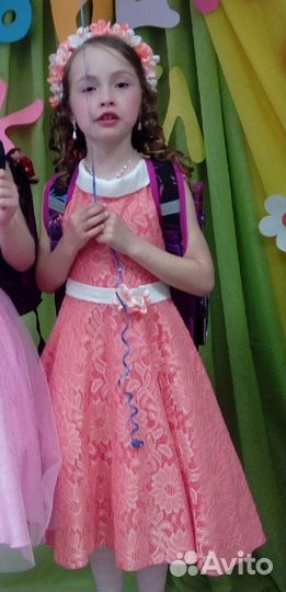 Платье на выпускной в детский сад 122