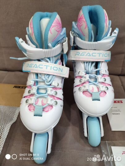 Роликовые коньки детские раздвижные Reaction новые