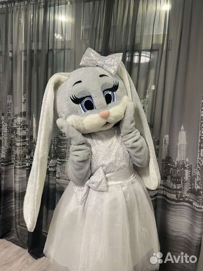 Аниматор,детский праздник,ростовые куклы,Зайка