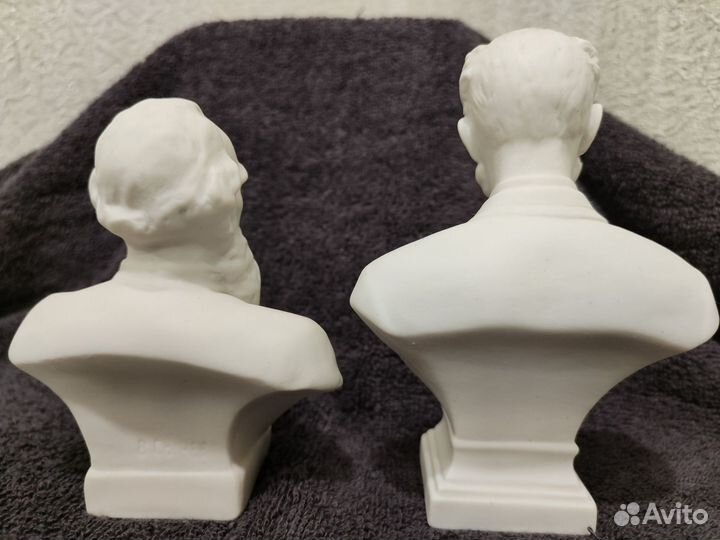 Статуэтка,бюст Чайковский,Толстой,лфз,гики.ссср