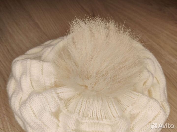 Шапка зимняя с помпоном