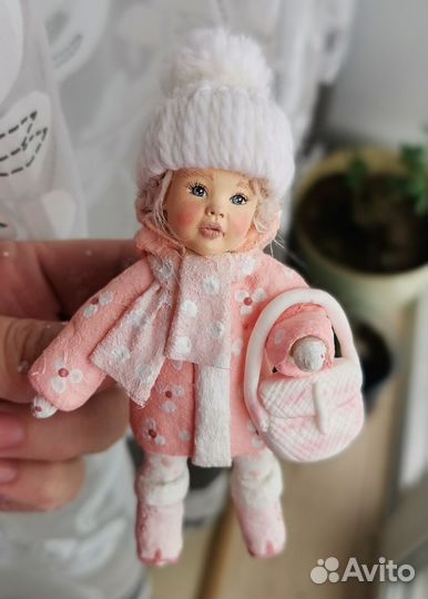Ватные елочные игрушки