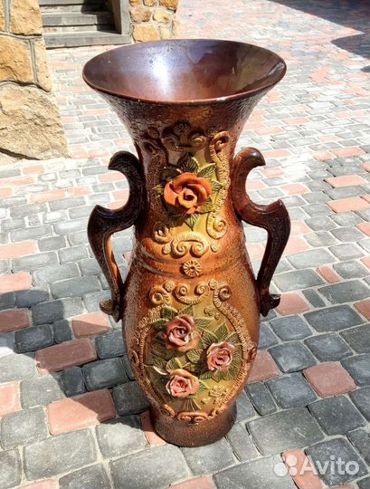 Ваза Картины Масло Германия Рамки Стёкла