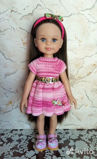Вязаная одежда для куклы paola reina