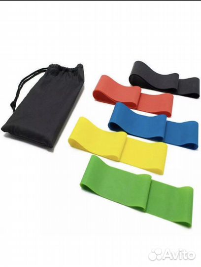 Фитнес резинки 5 штук набор
