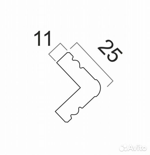 Угол Cosca 25 мрамор C25(2) /GR4-1