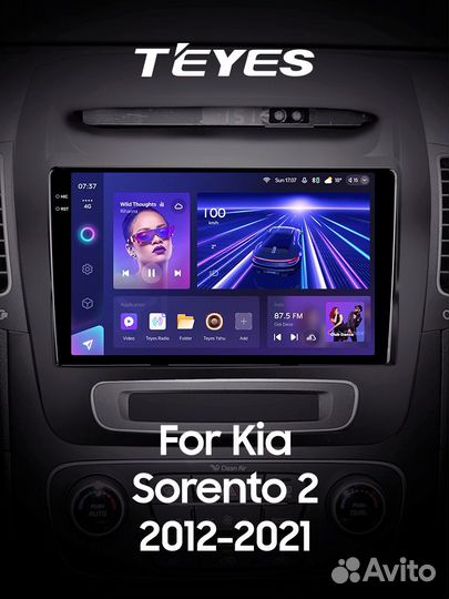 Магнитола Teyes CC3 2K 6/128 Kia Sorento 2