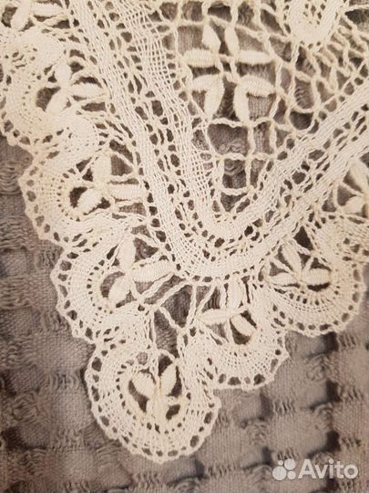 Воротник двойной, кружево, новый