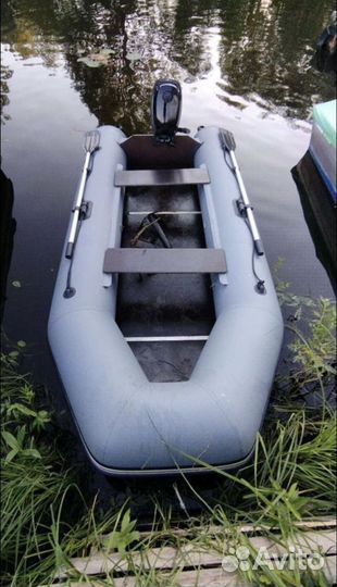 Лодка хантерборт 320 + мотор hidea 5лс (2т)