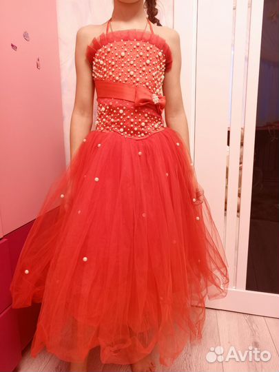 Платье для девочки пышное