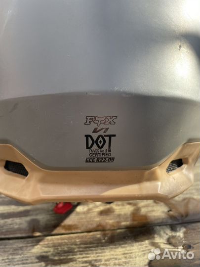 Шлем для мотокросса эндуро fox mvrs