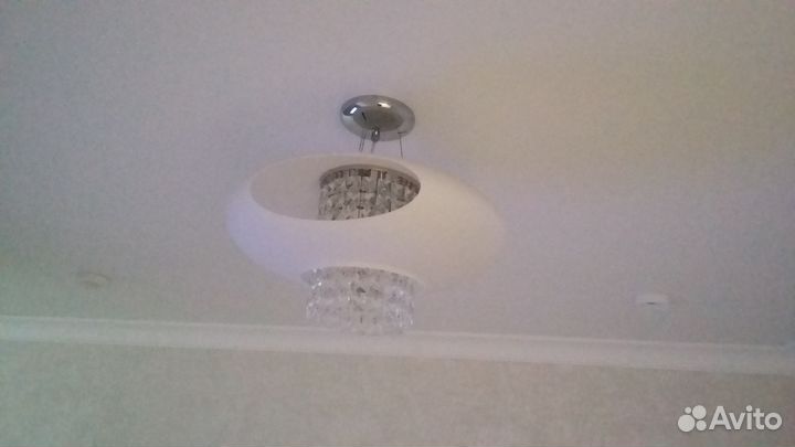 Люстра новая стекло