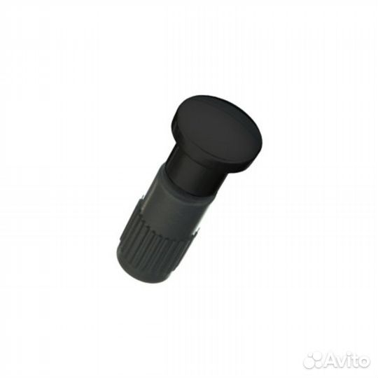 Заглушка рейлинга модерн RAT-16 BL, черный матовый