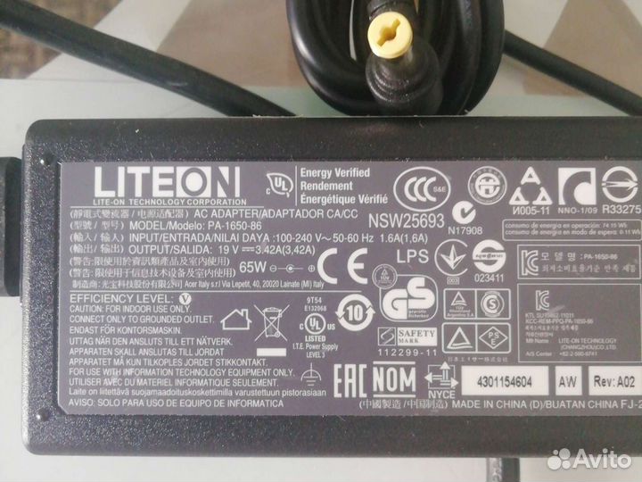 Блок питания для ноутбука