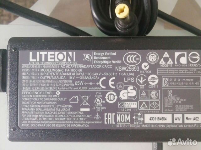 Блок питания для ноутбука