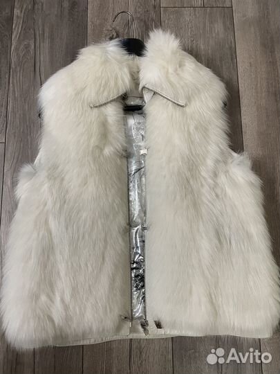 Меховой жилет из песца 46-48