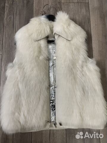 Меховой жилет из песца 46-48