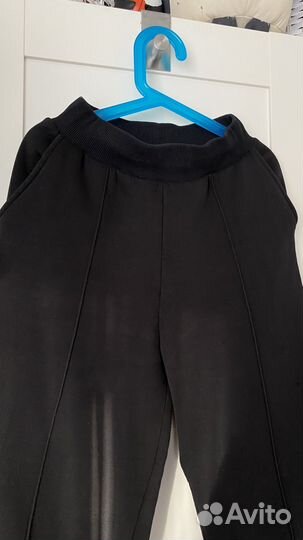 Брюки школьные на флисе 140