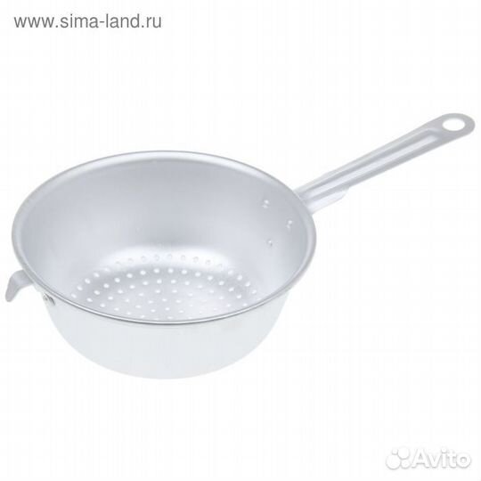 Дуршлаг, d18 см, длинная ручка