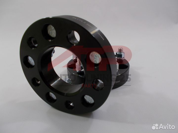 Проставки ступичные 30мм - 5x114 цо 73, M12x1.5