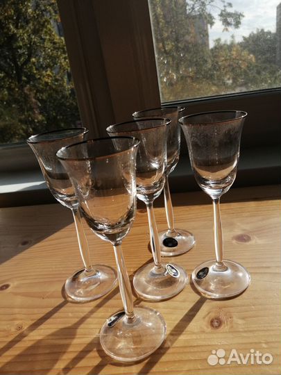 Бокалы фужеры рюмки Bohemia