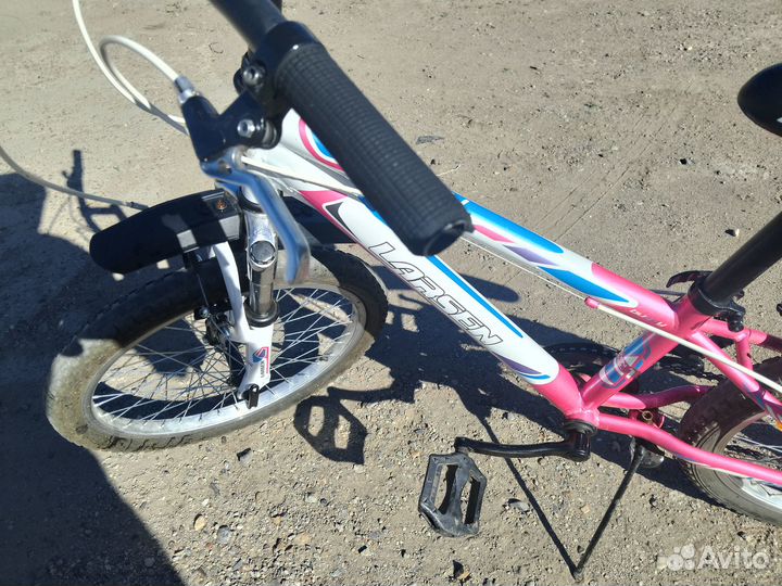 Велосипед детский для девочки Larsen Buggy