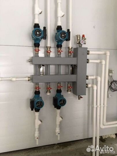 Монтаж систем отопления и водоснабжение