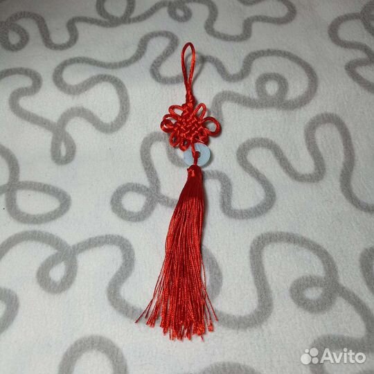 Китайский красный узел (20 см)
