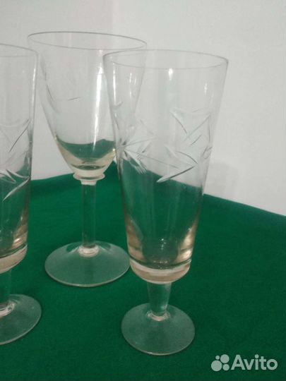 Фужеры старинные Мальцов