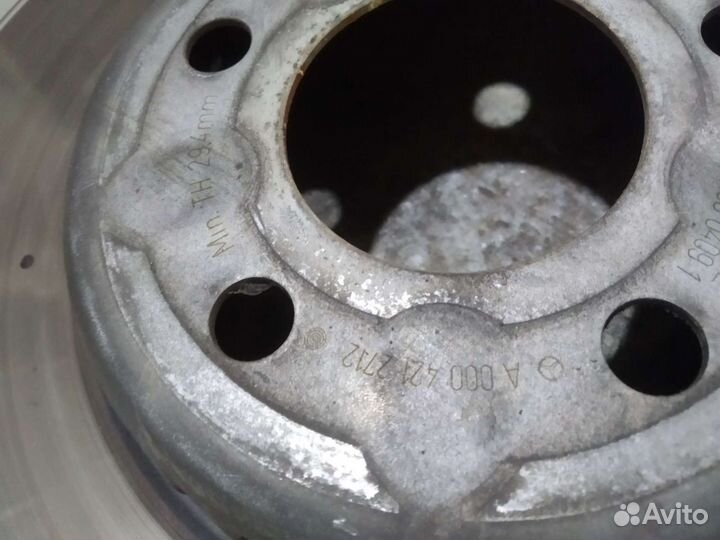 Опорные диски на Мерседес 213