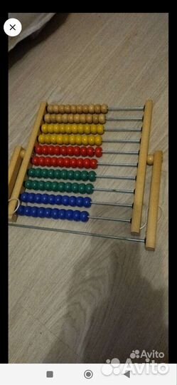 Деревянные счеты детские