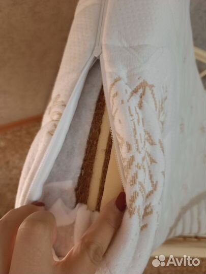 Детская кроватка с ун.маятником+матрас