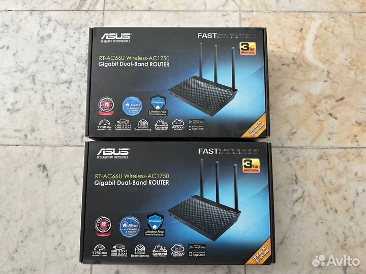 Домашний роутер Asus RT-AC66U