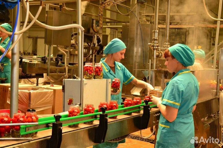 Разнорабочий на Вахту консервный завод Краснодар