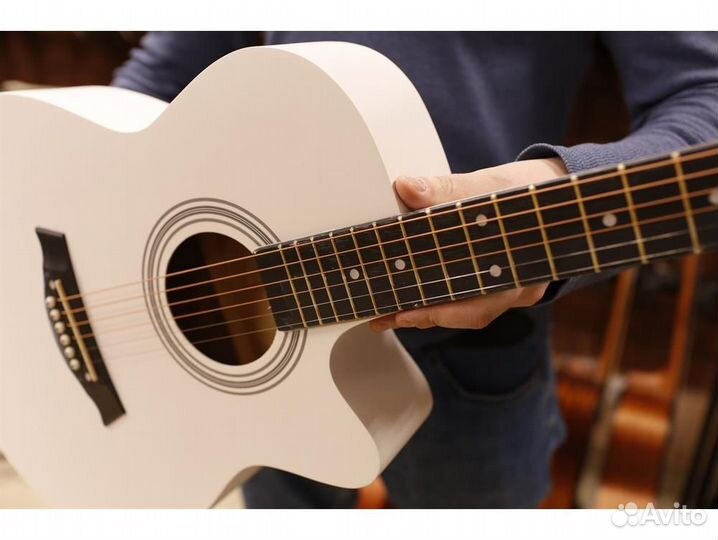 Belucci BC4020 WH акустическая гитара, цвет белый